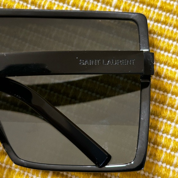 Saint Laurent Betty 183 Black/Silver Sunglasses - Picture 2 of 10